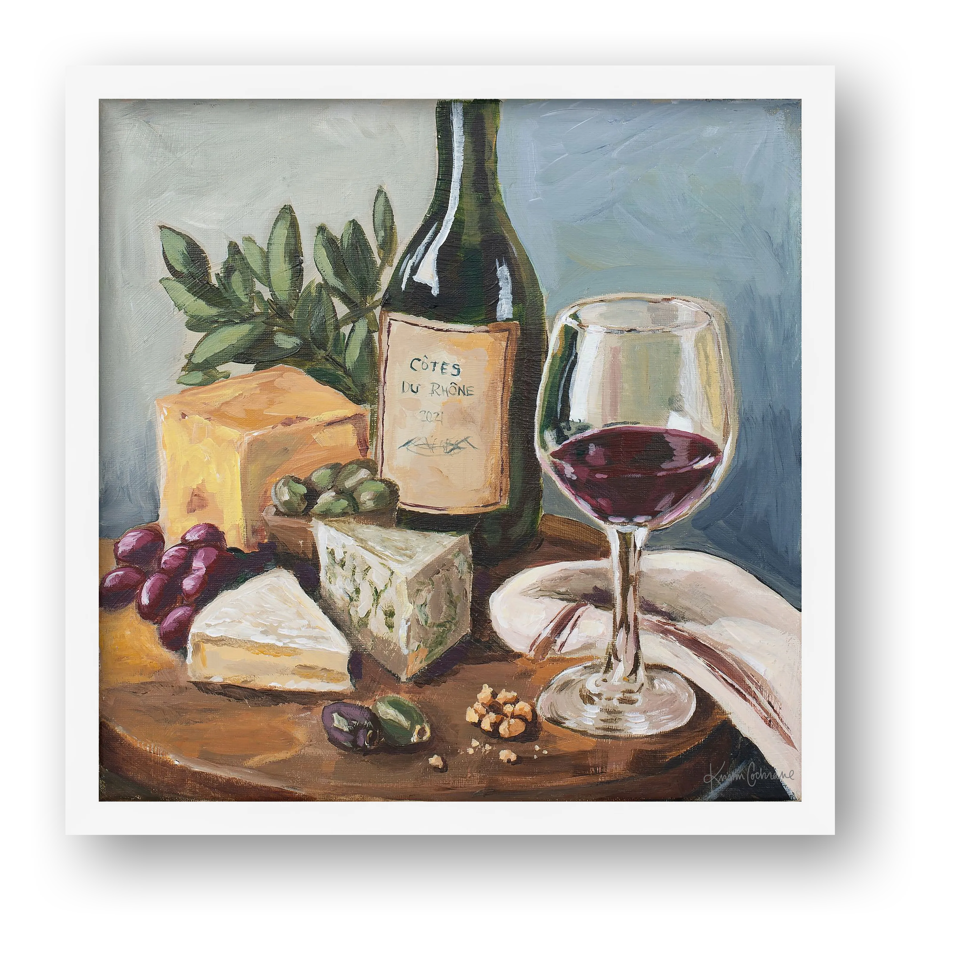 A Shared Bottle — framed