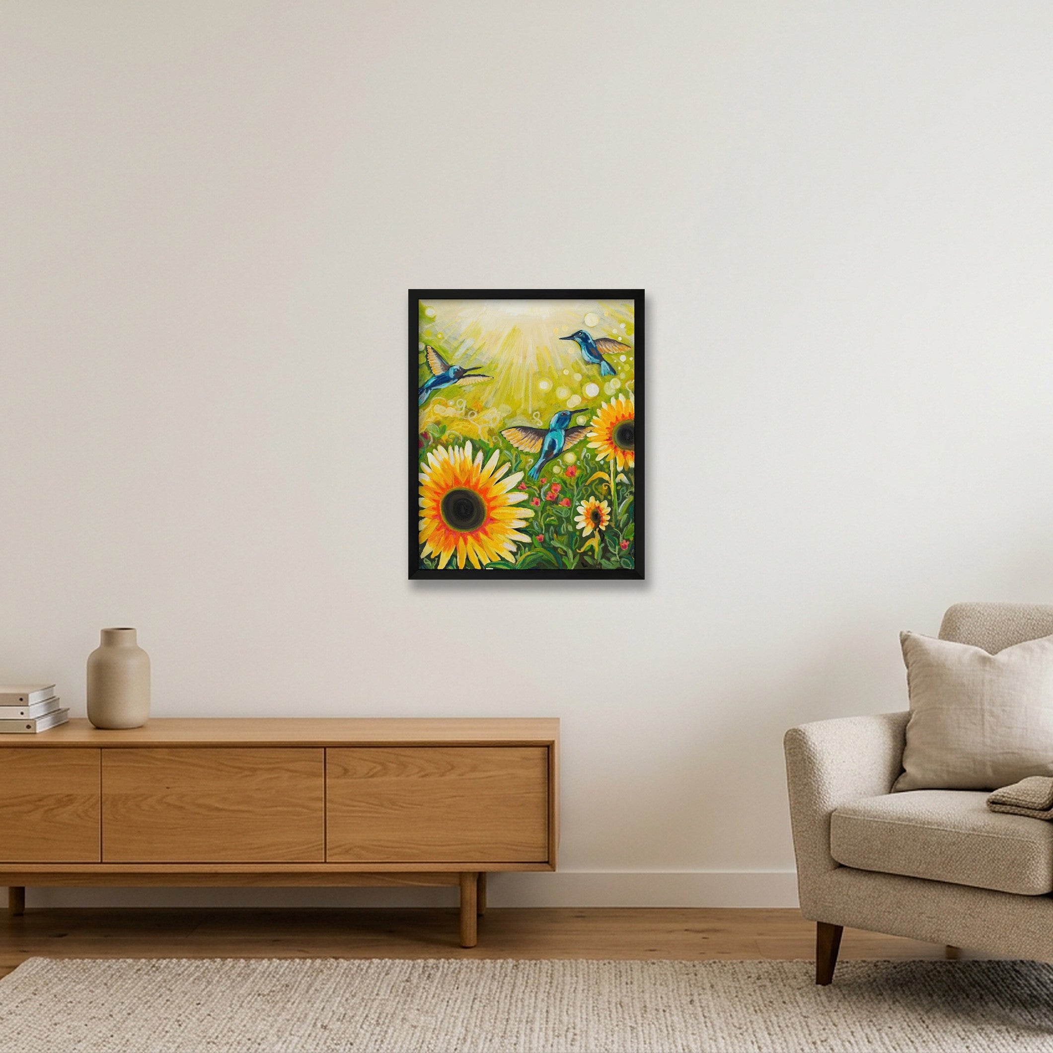 Sunrise Symphony - Giclée Print — 40×50cm, 16×20" Black Frame
