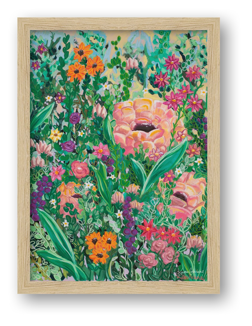 Cottage Garden II — framed