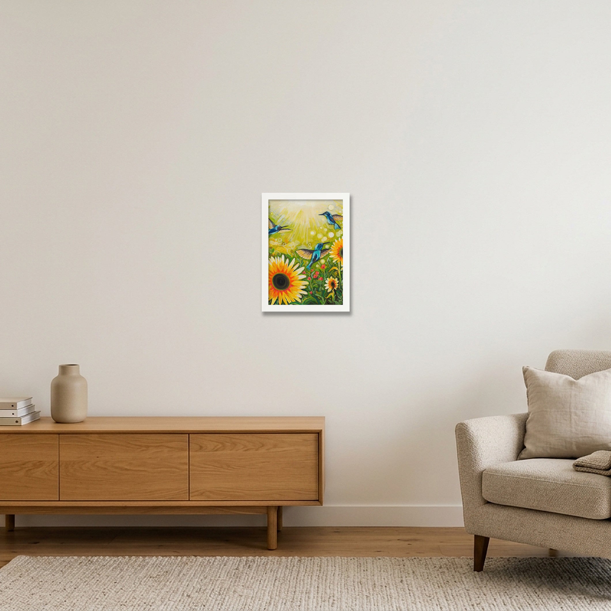 Sunrise Symphony - Giclée Print — A4 (21×30cm, 8×12") White Frame