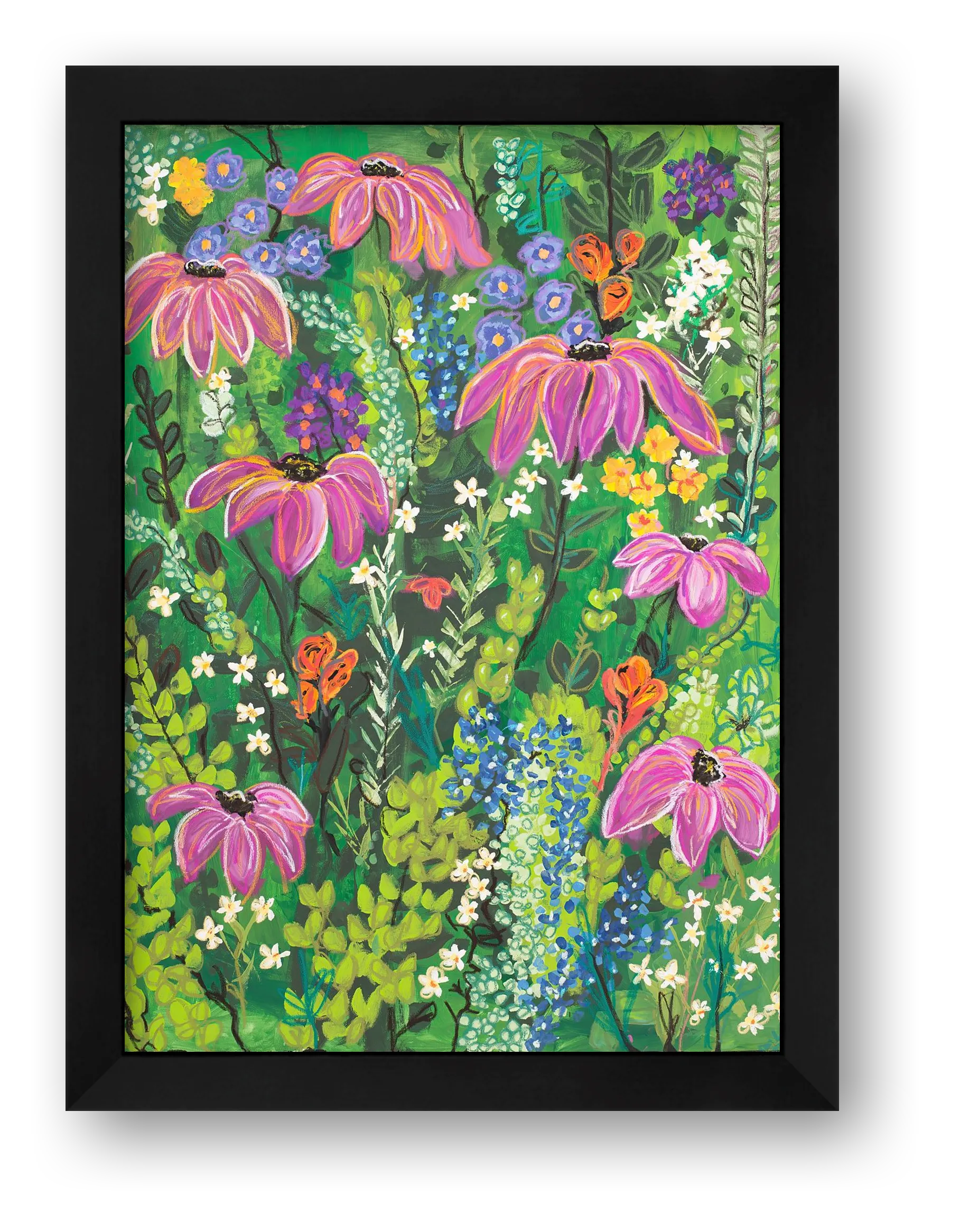 Wildflower Garden I — framed