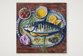 Blue Fish — 30×30cm, 12×12" Print only