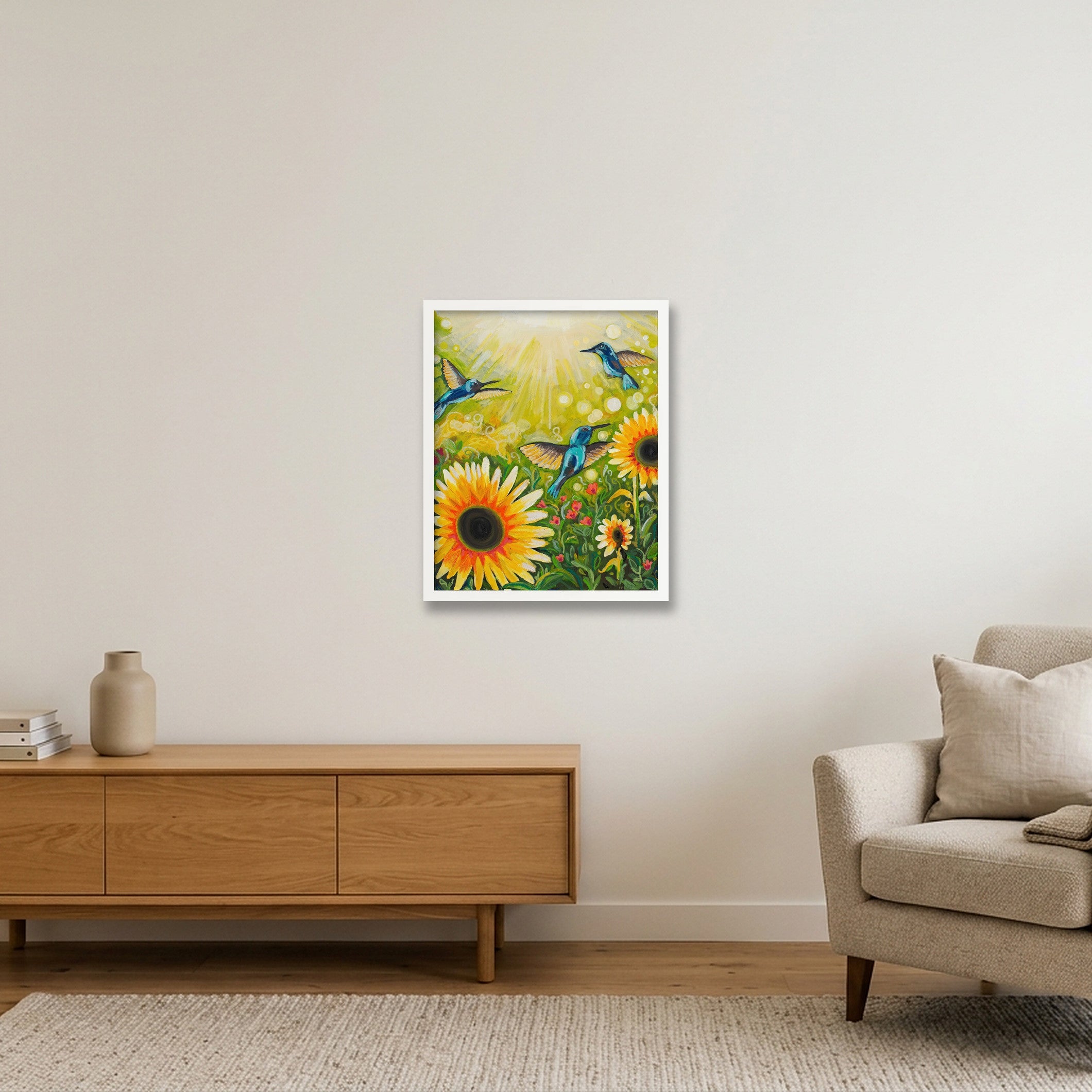 Sunrise Symphony - Giclée Print — 40×50cm, 16×20" White Frame