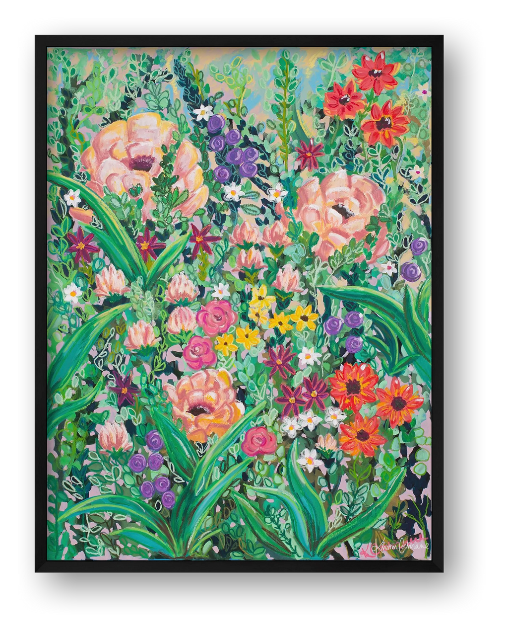 Cottage Garden I — framed