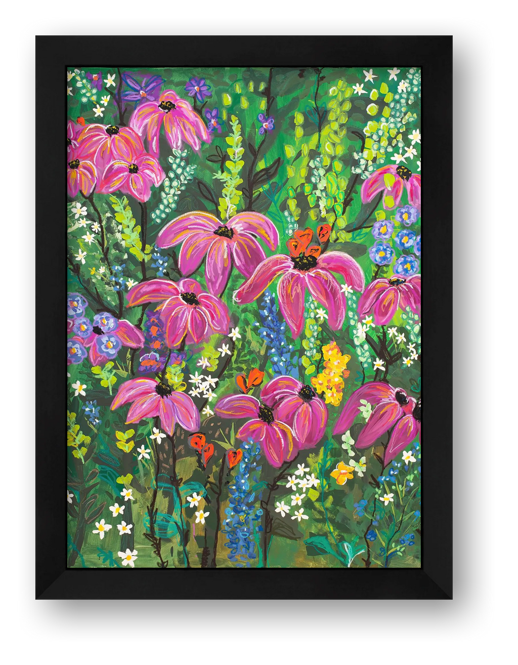 Wildflower Garden II — framed
