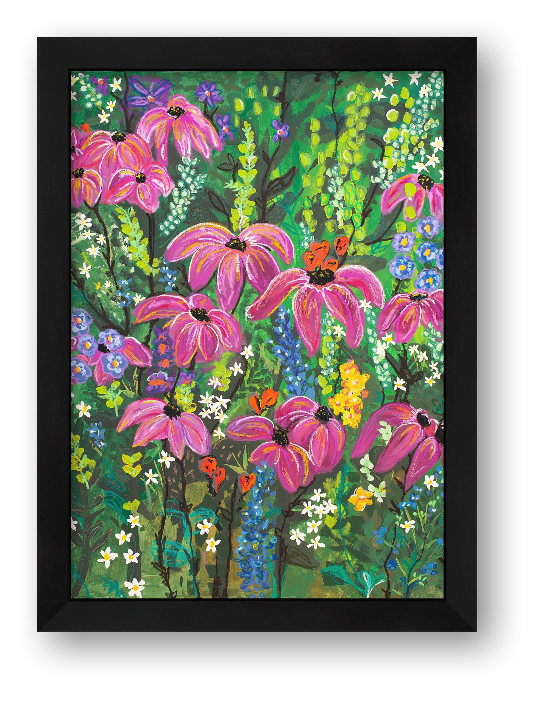 Wildflower Garden II — framed