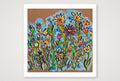 Flower Sketch - 600dpi — 30×30cm, 12×12" Print only